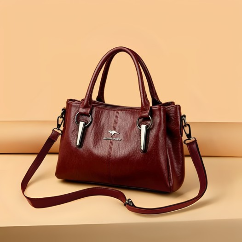 Torebka na ramię z miękkiej skóry