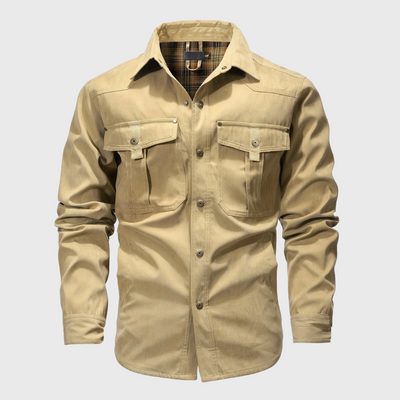 Swobodna kurtka cargo z długimi rękawami