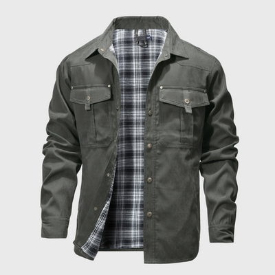 Swobodna kurtka cargo z długimi rękawami