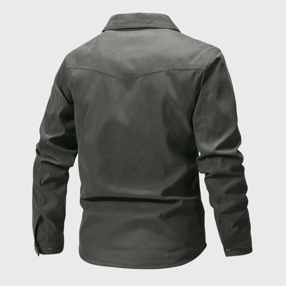 Swobodna kurtka cargo z długimi rękawami