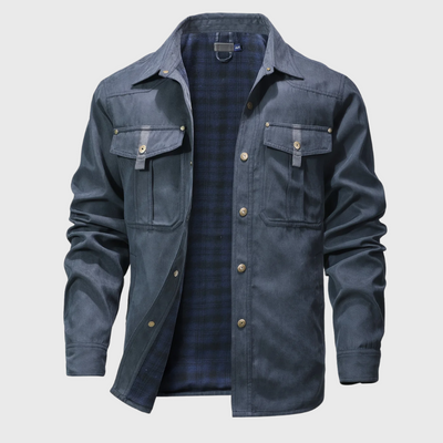 Swobodna kurtka cargo z długimi rękawami