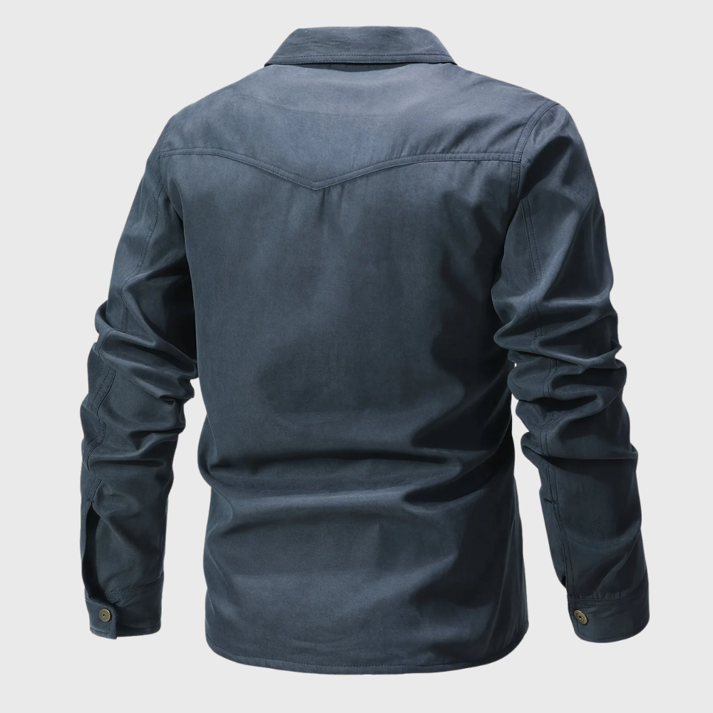 Swobodna kurtka cargo z długimi rękawami