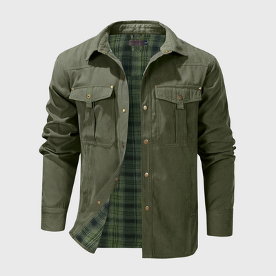 Swobodna kurtka cargo z długimi rękawami