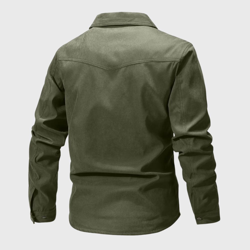 Swobodna kurtka cargo z długimi rękawami