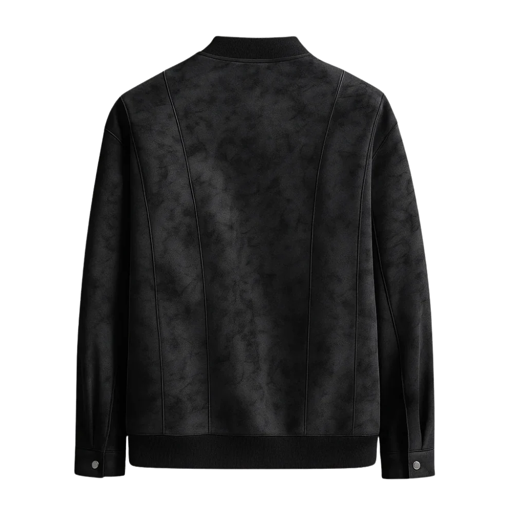 Męska skórzana kurtka bomberka