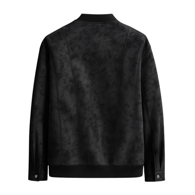 Męska skórzana kurtka bomberka