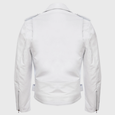 Skórzana kurtka z zamkiem błyskawicznym