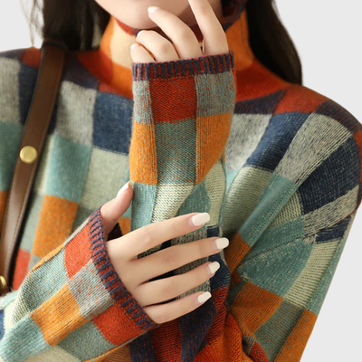 Luksusowy Kaszmirowy Sweter Van Gogh