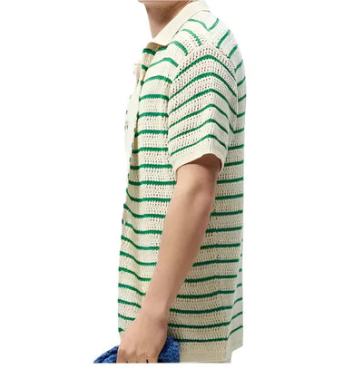 Marbella - Koszula zapinana na guziki z dzianiny