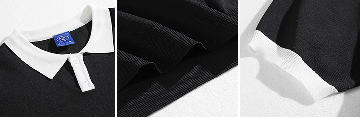 Koszulka polo z szerokimi rękawami dla mężczyzn