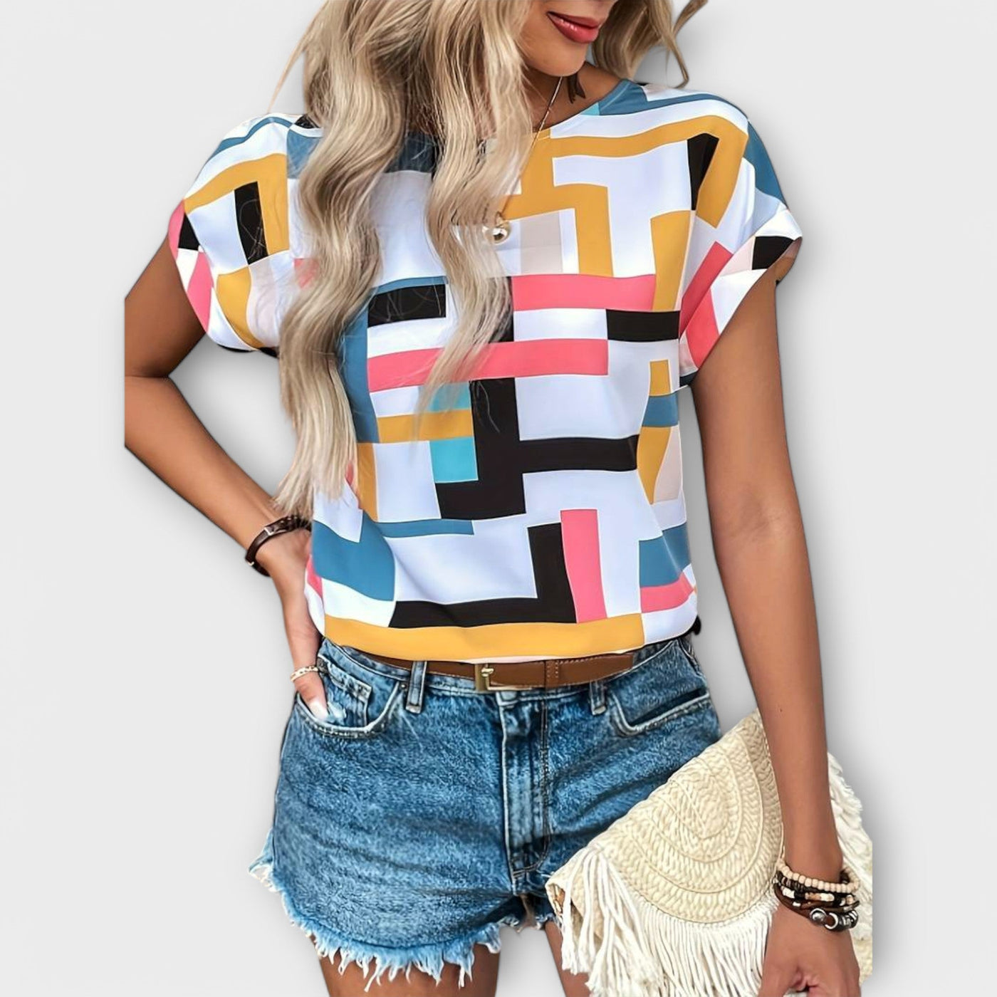 Chloe - Bluzka z krótkim rękawem