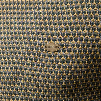 Julius | Sweter Męski z Wzorem Kraty